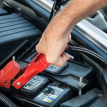 Jump start for a dead battery