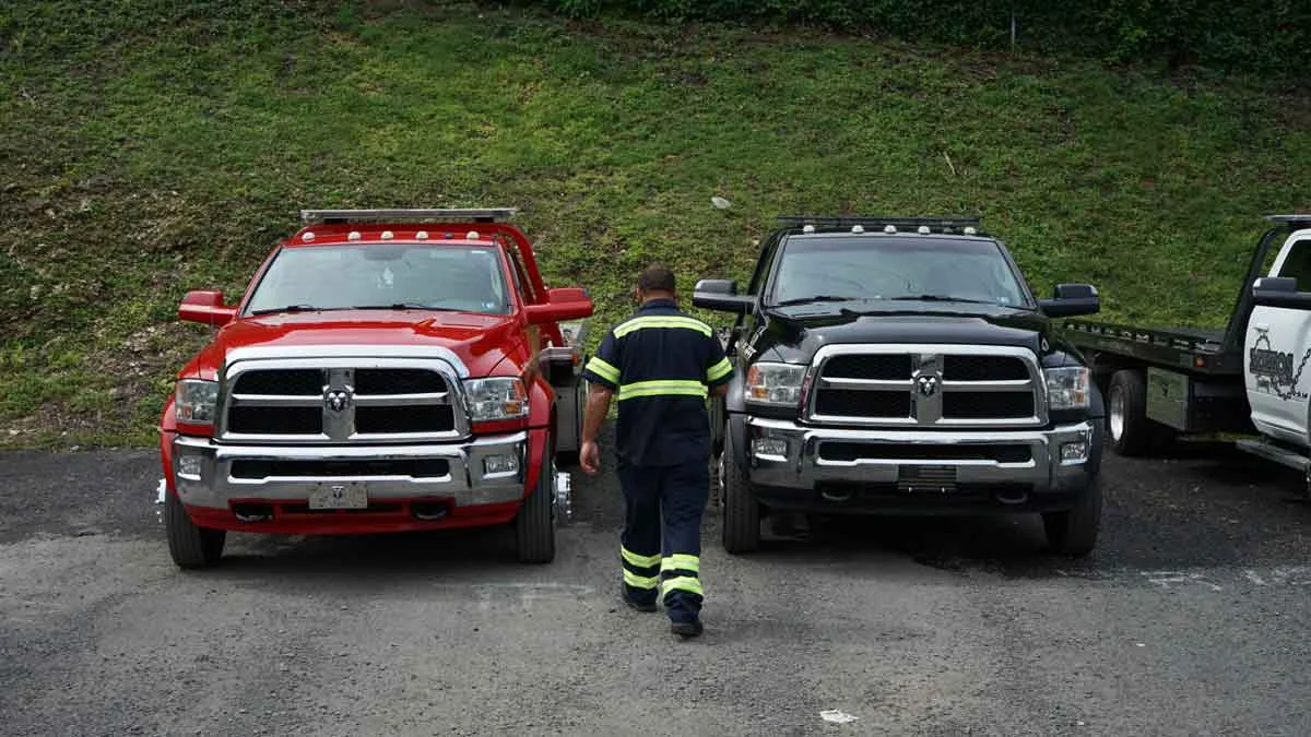 Matos Towing tow truck serving Temple